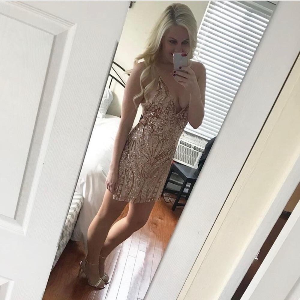 Sparkly mini dress